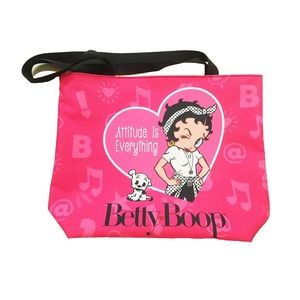 Betty Boop pink bag purse tote Attitude is everything